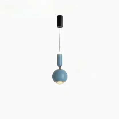 2-Light Dimming Modern Acrylic Globe Pendant Light Image - 5