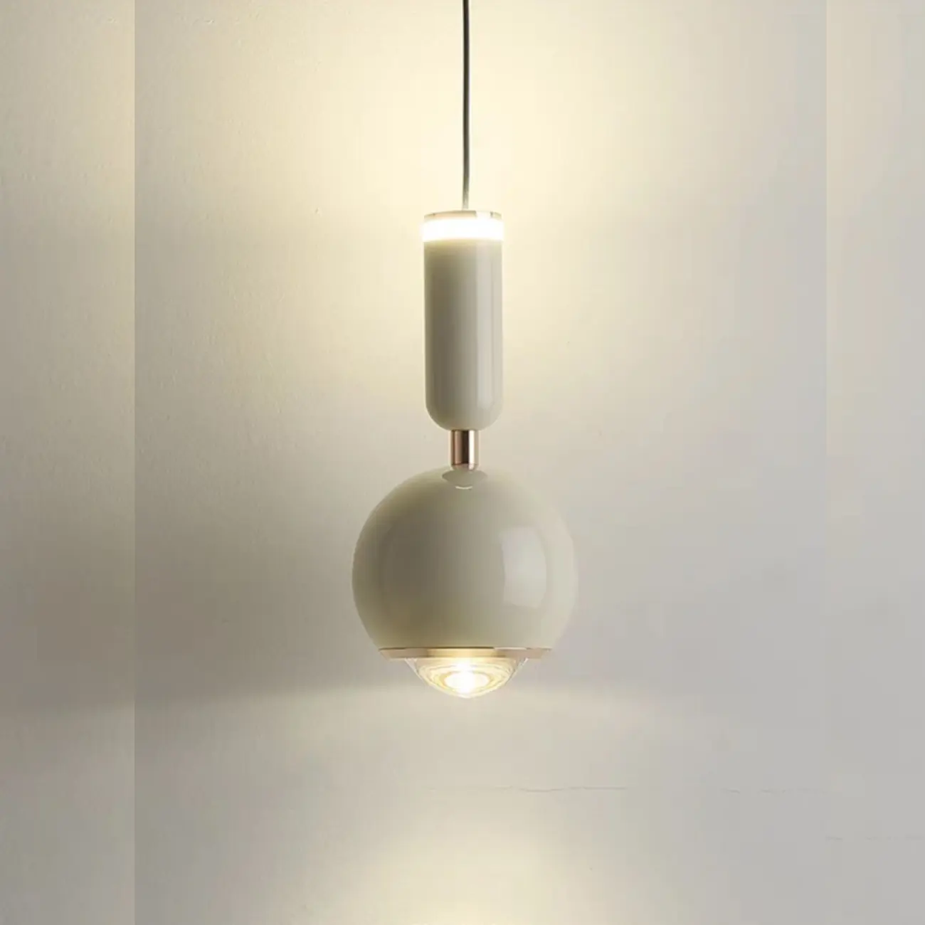 2-Light Dimming Modern Acrylic Globe Pendant Light Image - 9 | homeyfad