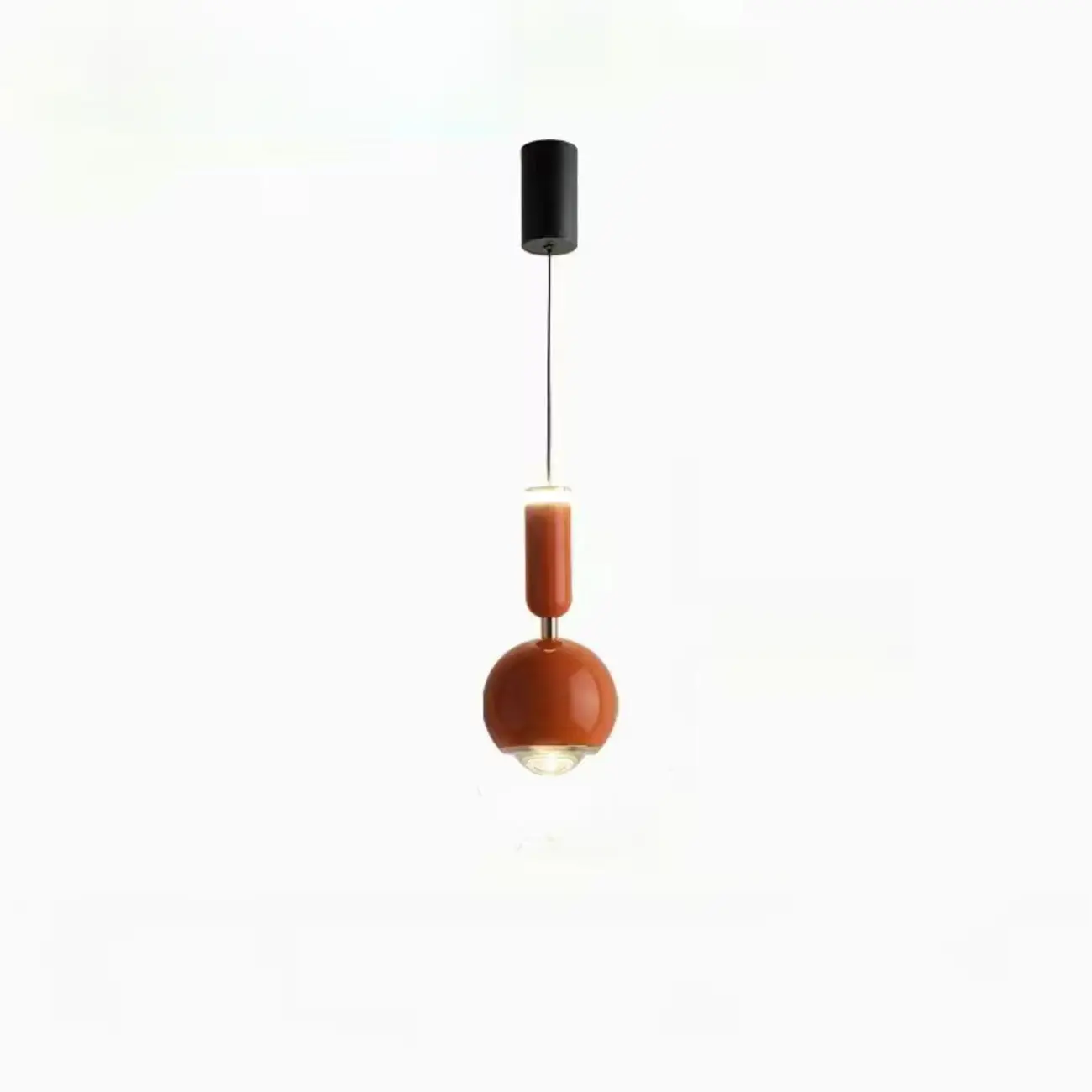 2-Light Dimming Modern Acrylic Globe Pendant Light Image - 10 | homeyfad