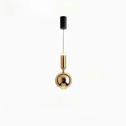 2-Light Dimming Modern Acrylic Globe Pendant Light Image - 12