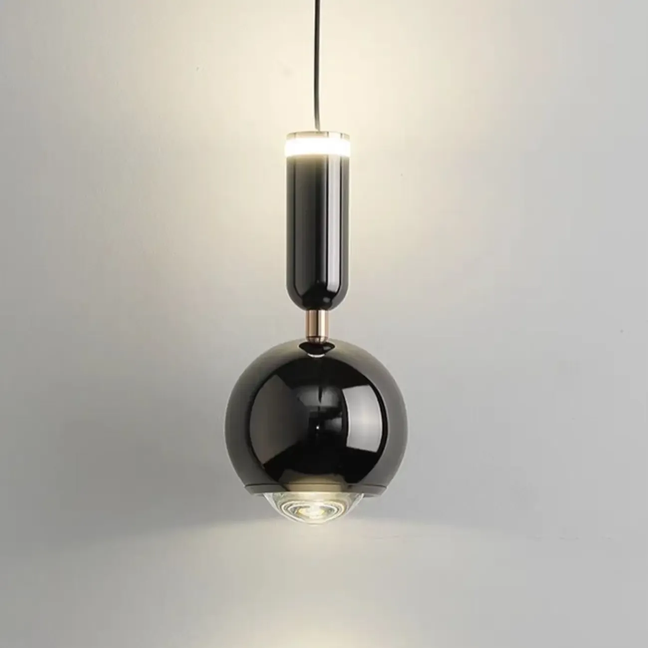 2-Light Dimming Modern Acrylic Globe Pendant Light Image - 13