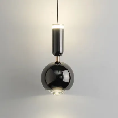 2-Light Dimming Modern Acrylic Globe Pendant Light Image - 13