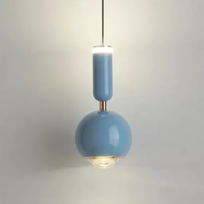 2-Light Dimming Modern Acrylic Globe Pendant Light Image - 14