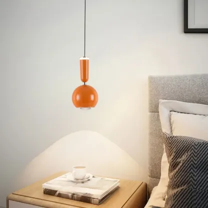 2-Light Dimming Modern Acrylic Globe Pendant Light Image - 21