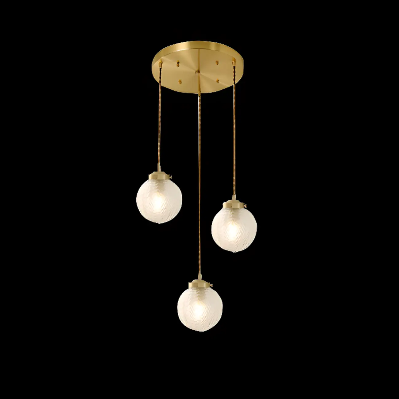 Elegant Glass Globe Pendant Light Adjustable Length for Kitchen Image - 7 | homeyfad