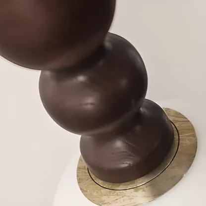 Retro Wood Wall Sconce with Ball Shade and Pull Chain Image - 7