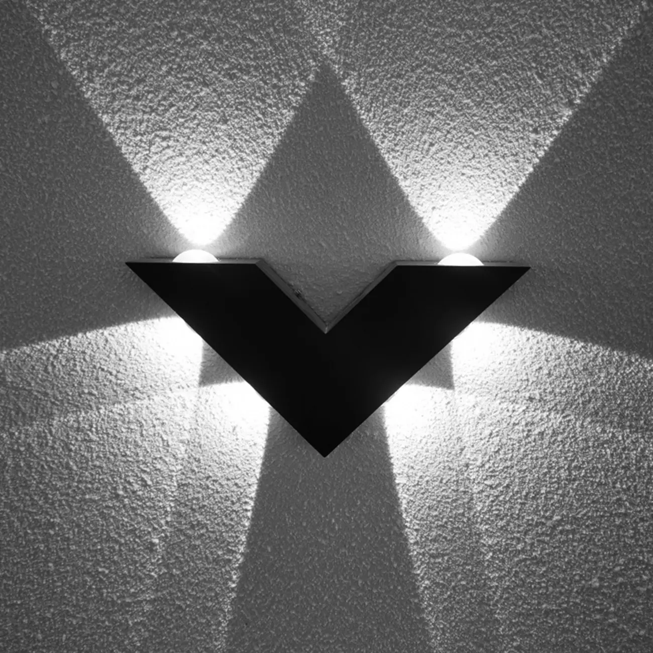 Geometric Metal Multi-Way LED Wall Sconce Image - 3 | homeyfad