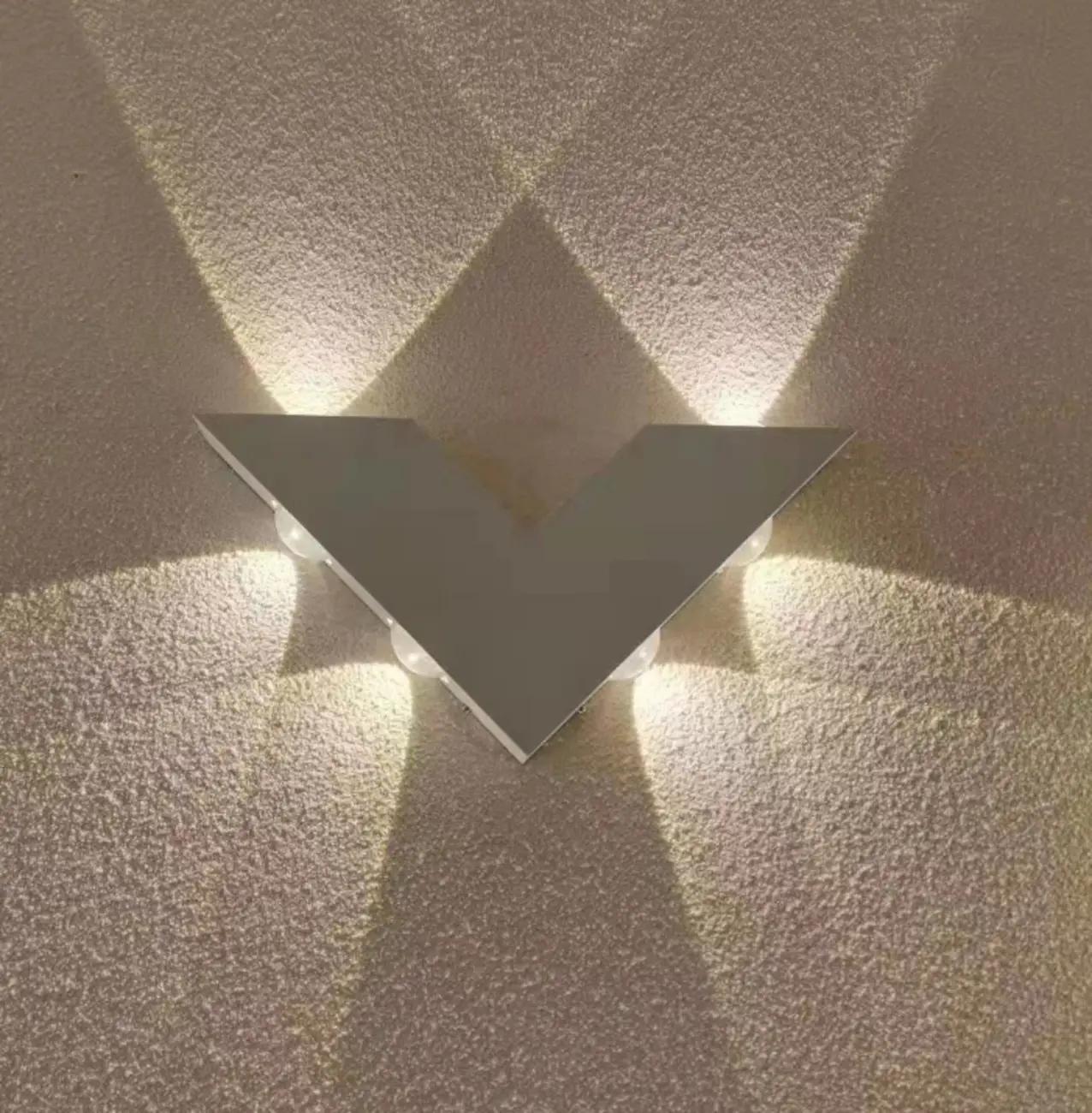 Geometric Metal Multi-Way LED Wall Sconce Image - 4 | homeyfad