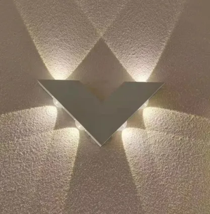 Geometric Metal Multi-Way LED Wall Sconce Image - 4
