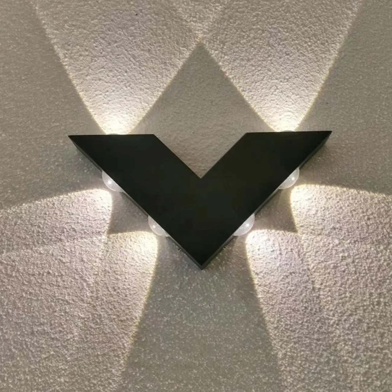 Geometric Metal Multi-Way LED Wall Sconce Image - 5 | homeyfad