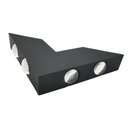 Geometric Metal Multi-Way LED Wall Sconce Image - 10