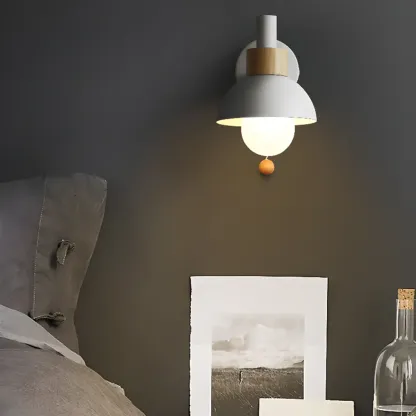 Modern Dome Vanity Light Pull Chain for Bathroom Mirror