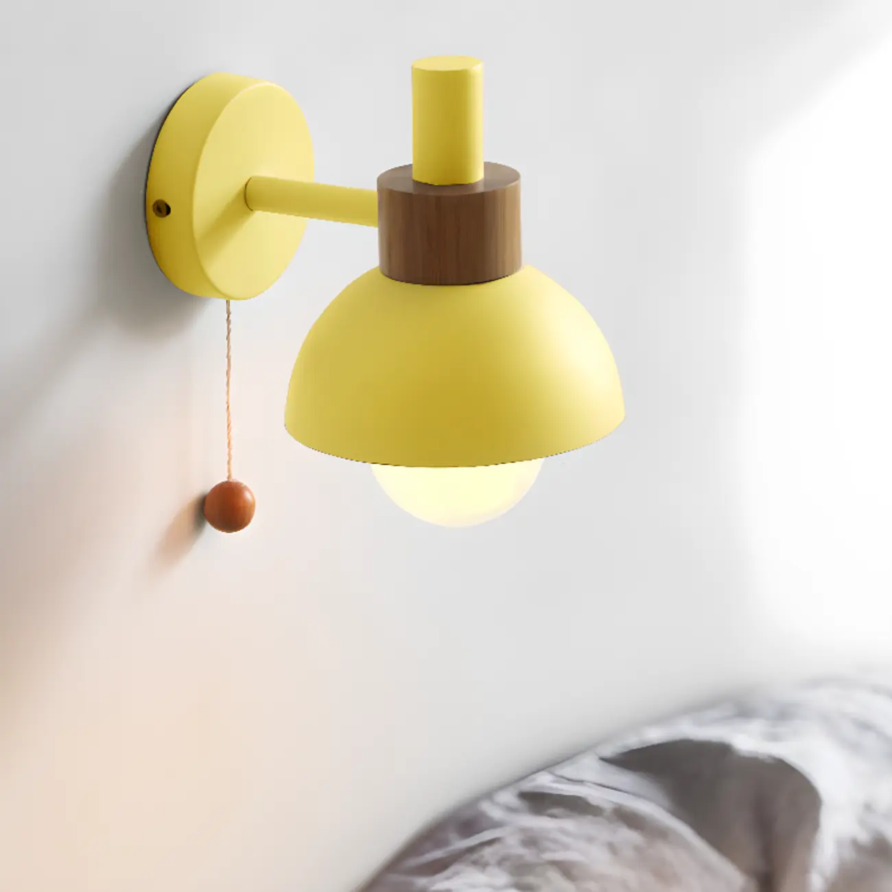 Modern Dome Vanity Light Pull Chain for Bathroom Mirror | homeyfad