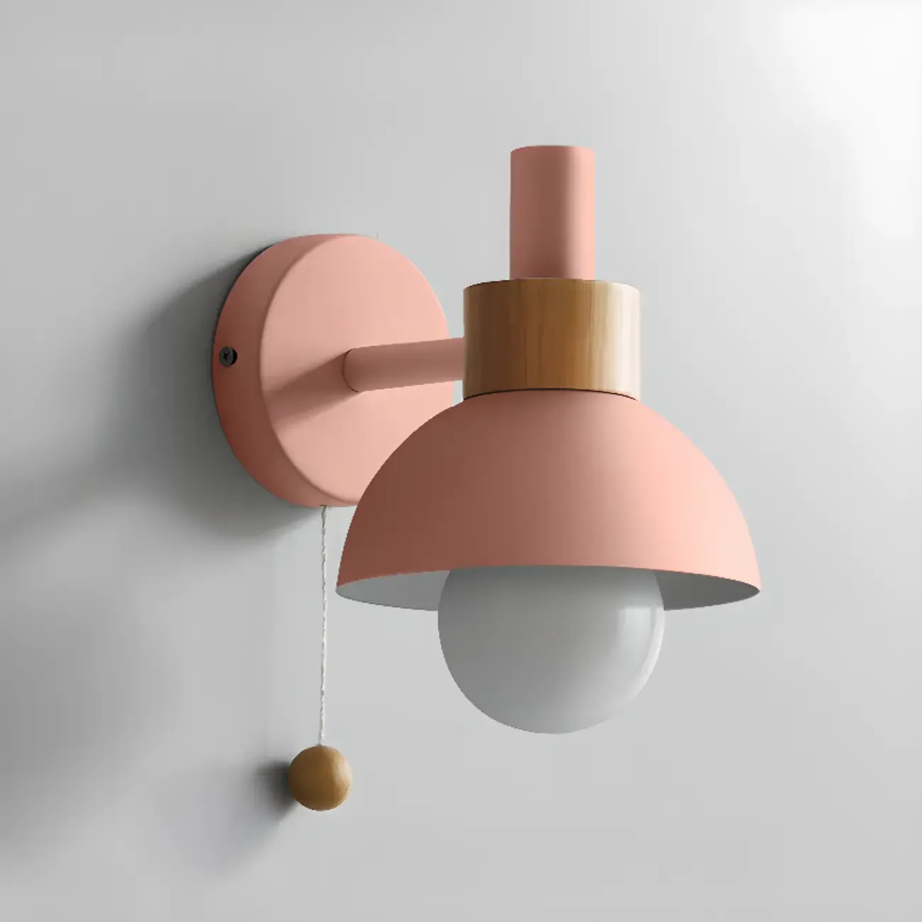 Modern Dome Vanity Light Pull Chain for Bathroom Mirror - HomeyFad