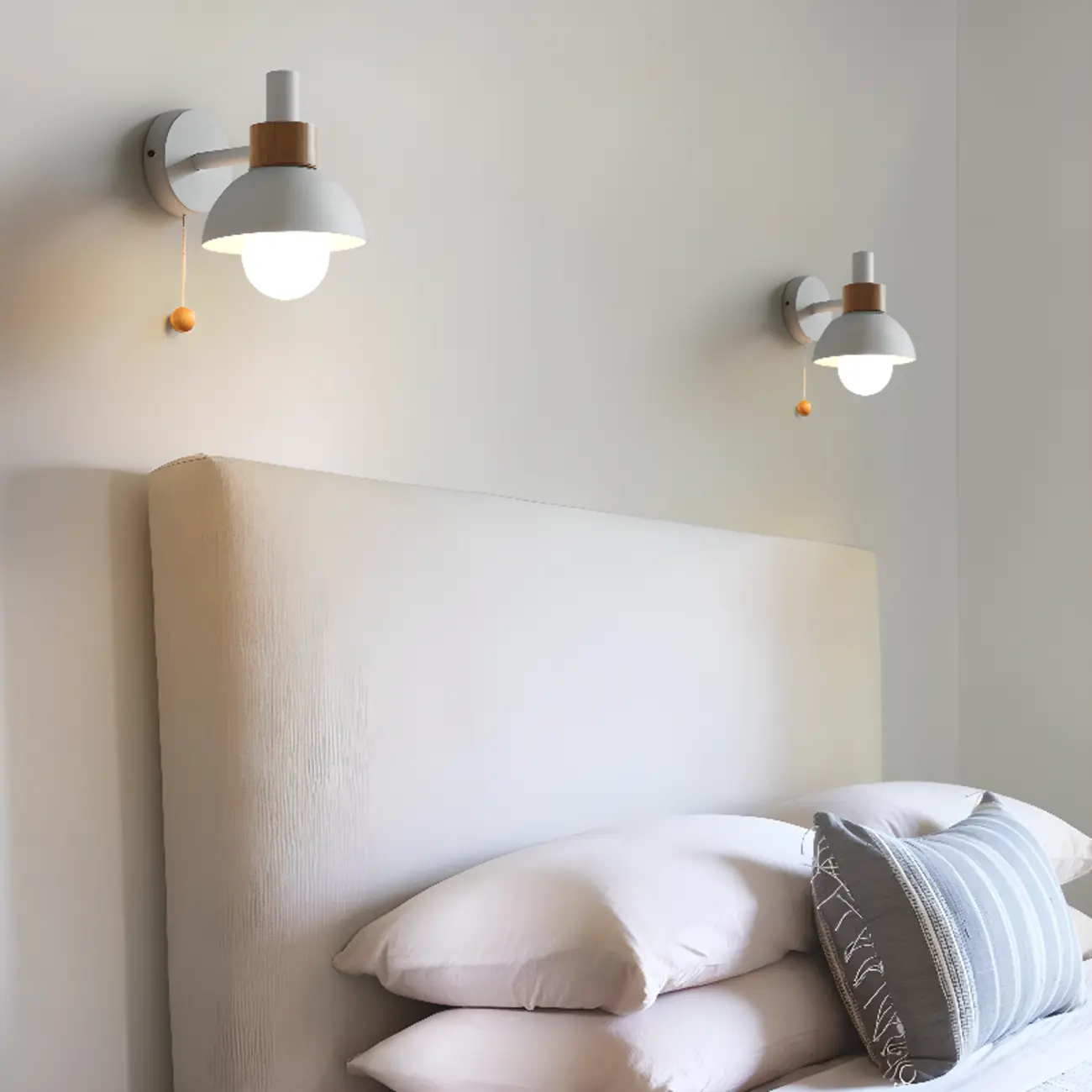 Modern Dome Vanity Light Pull Chain for Bathroom Mirror | homeyfad