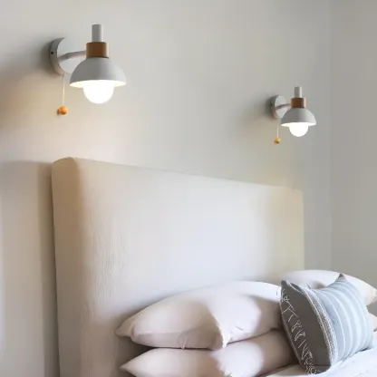 Modern Dome Vanity Light Pull Chain for Bathroom Mirror