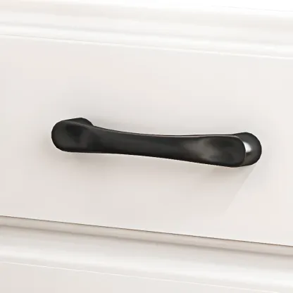 Small Wooden 1-Drawer Open Storage Nightstand Nut-Brown Image - 8