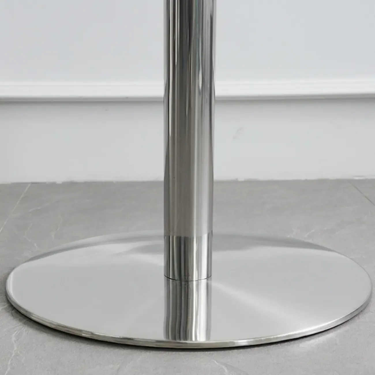 Modern Silver Stainless Steel Bar Tables Image - 8