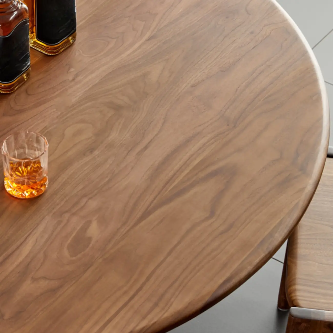 Traditional Pine Solid Wood Round Dining Table Image - 3 | homeyfad