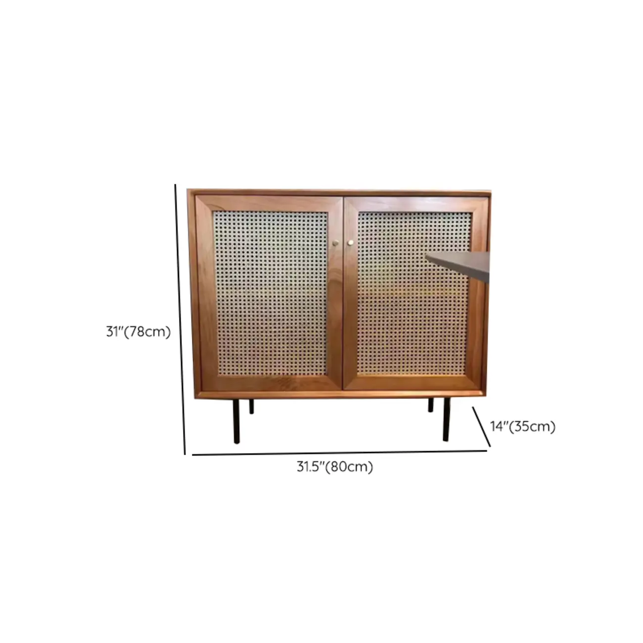 Vintage Wooden Woven Parlor Cabinet for Living Room Decor #size | homeyfad