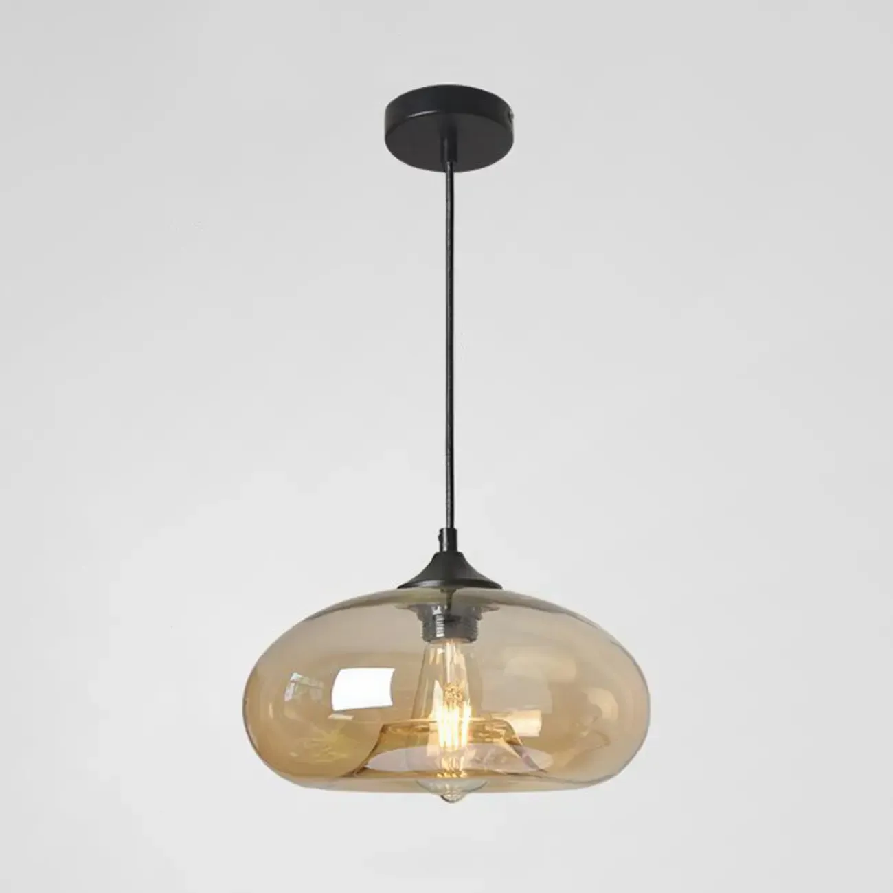 Modern Glass Hanging Pendant Light for Kitchen island  Image - 8