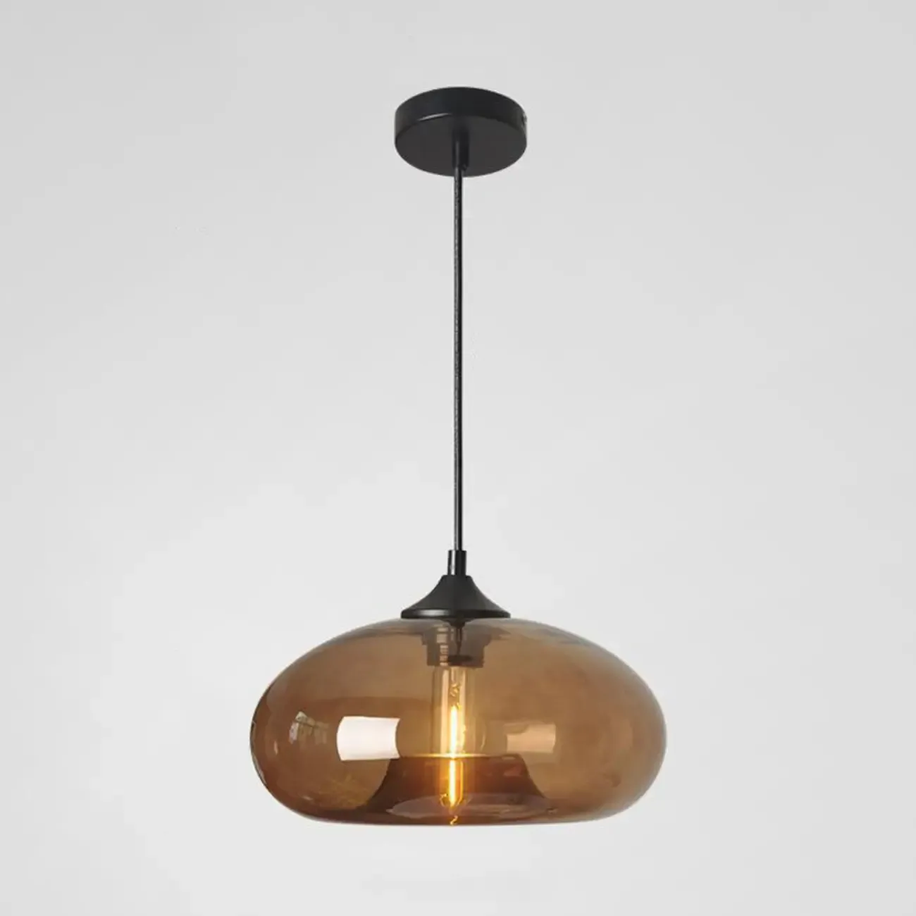 Modern Glass Hanging Pendant Light for Kitchen island  Image - 10