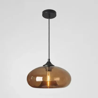 Modern Glass Hanging Pendant Light for Kitchen island  Image - 10