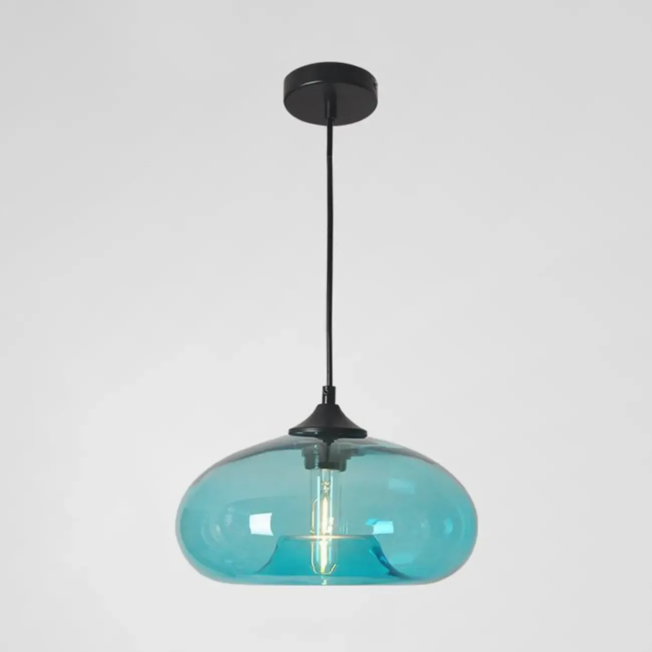 Modern Glass Hanging Pendant Light for Kitchen island  Image - 11