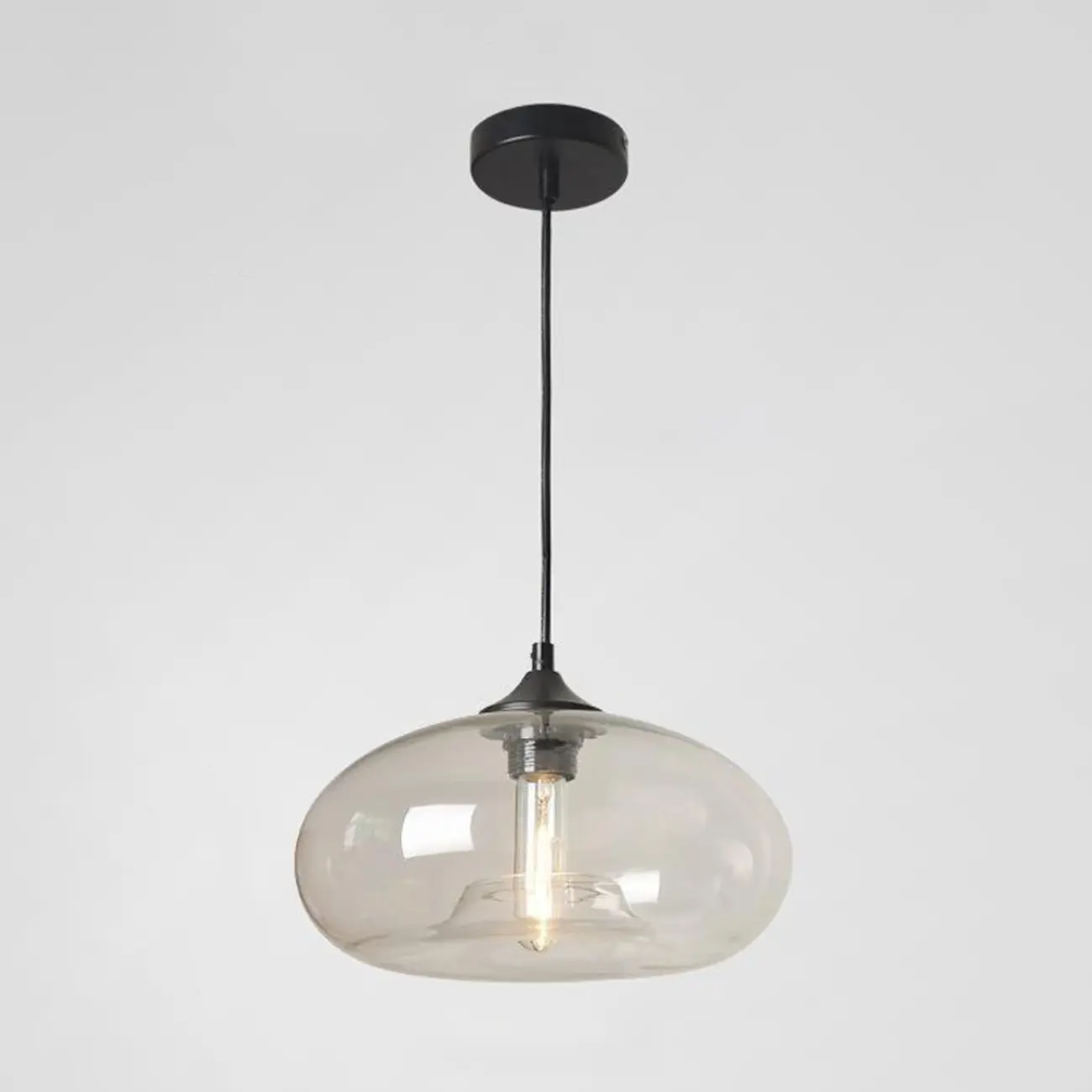 Modern Glass Hanging Pendant Light for Kitchen island  Image - 12 | homeyfad