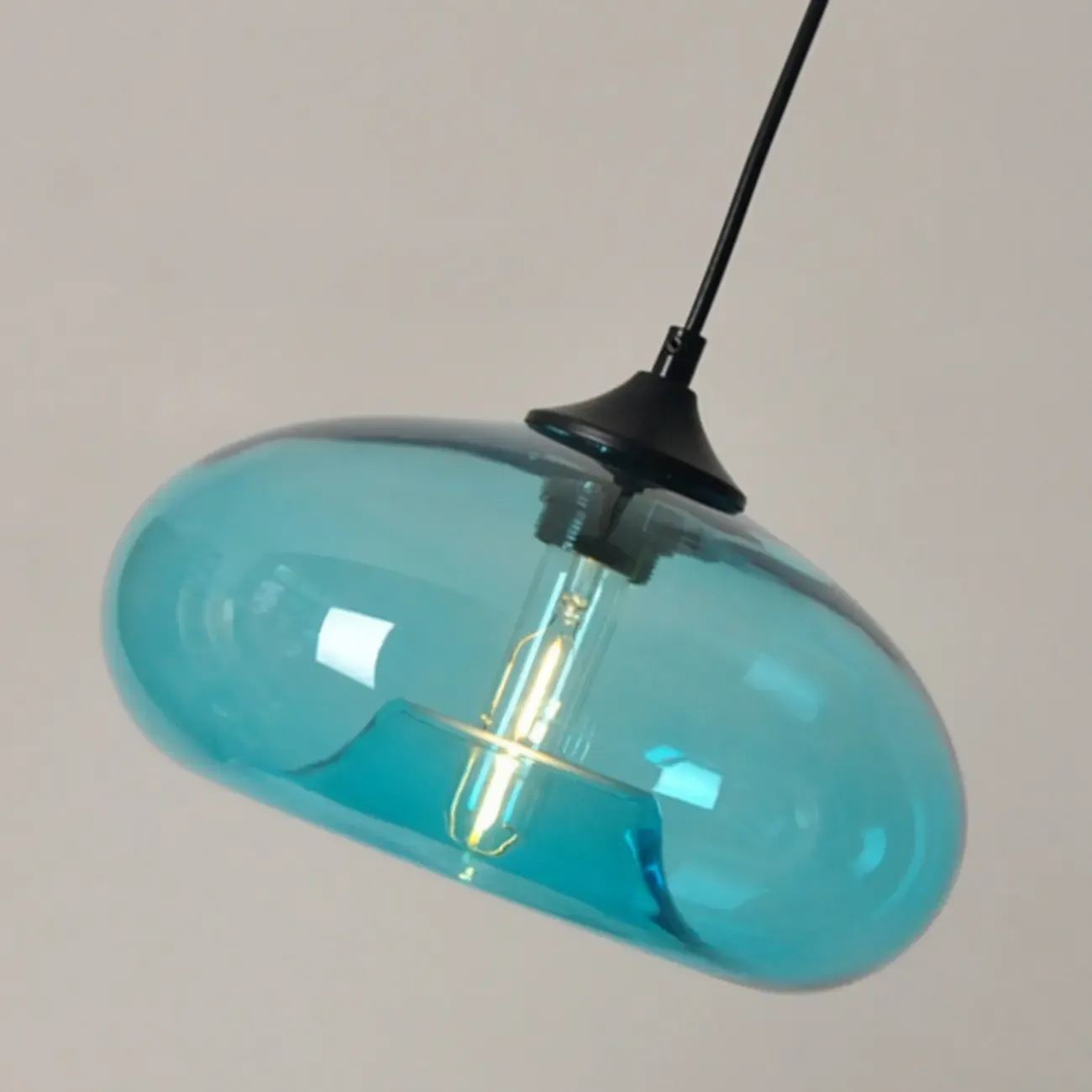 Modern Glass Hanging Pendant Light for Kitchen island  Image - 14
