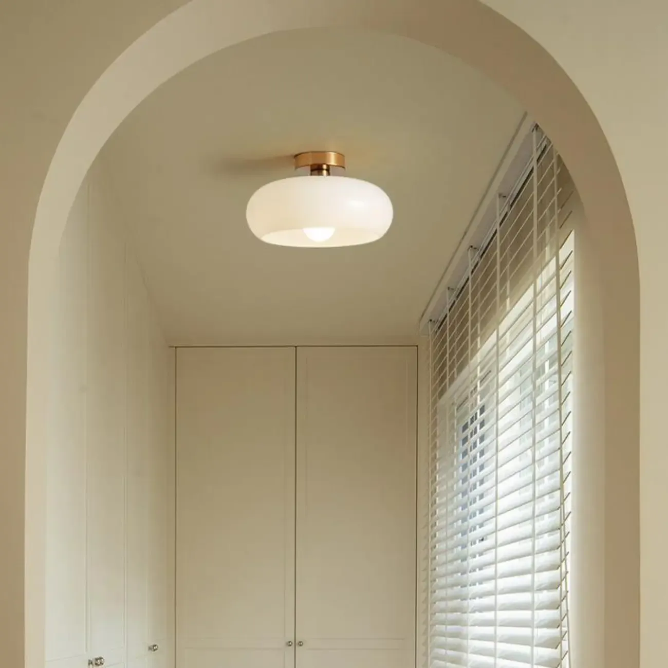 Modern Semi Flush Ceiling Light for Living Room Elegance Image - 4