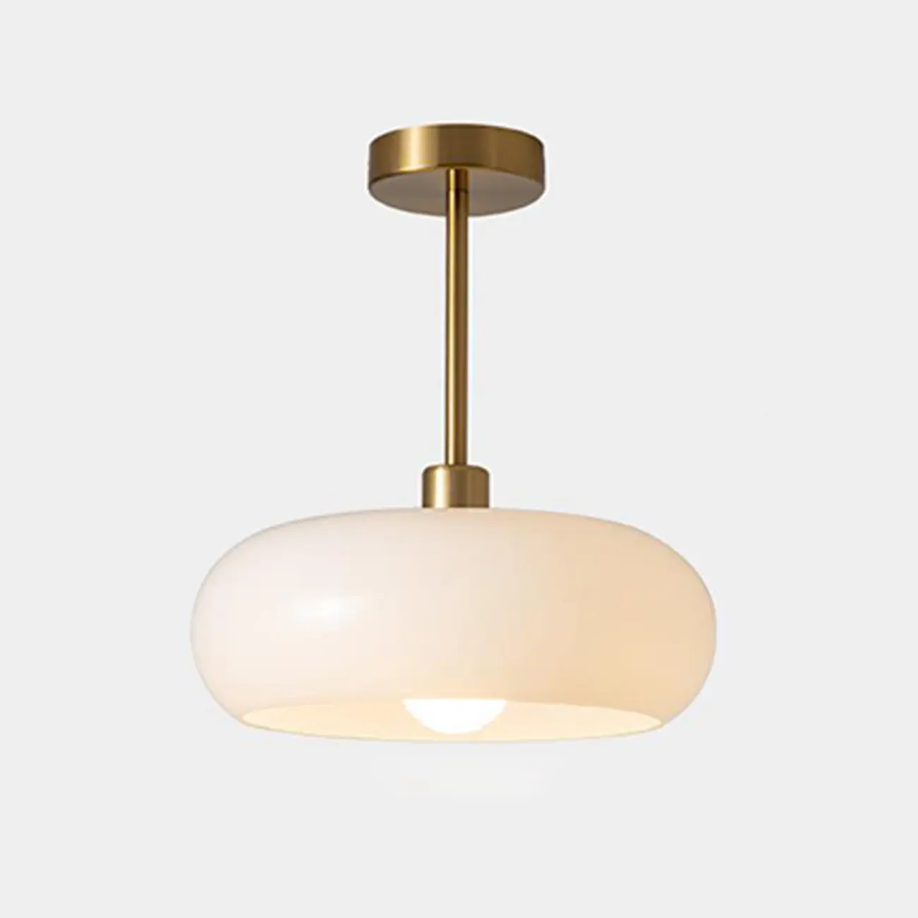 Modern Semi Flush Ceiling Light for Living Room Elegance Image - 7 | homeyfad