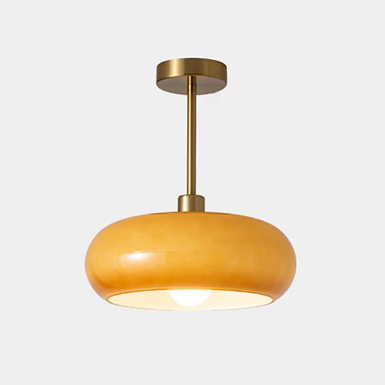 Modern Semi Flush Ceiling Light for Living Room Elegance Image - 9 | homeyfad