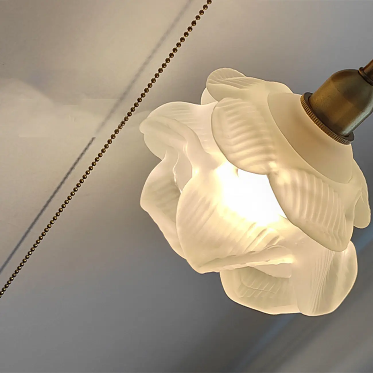 Mini Vintage Floral Wall Sconce with Brass Finish for Bedroom | homeyfad