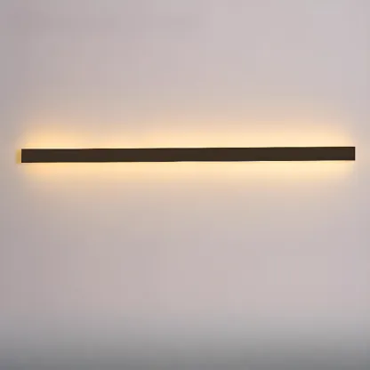 Modern Long Bar LED Outdoor Wall Light with Warm Light Image - 5