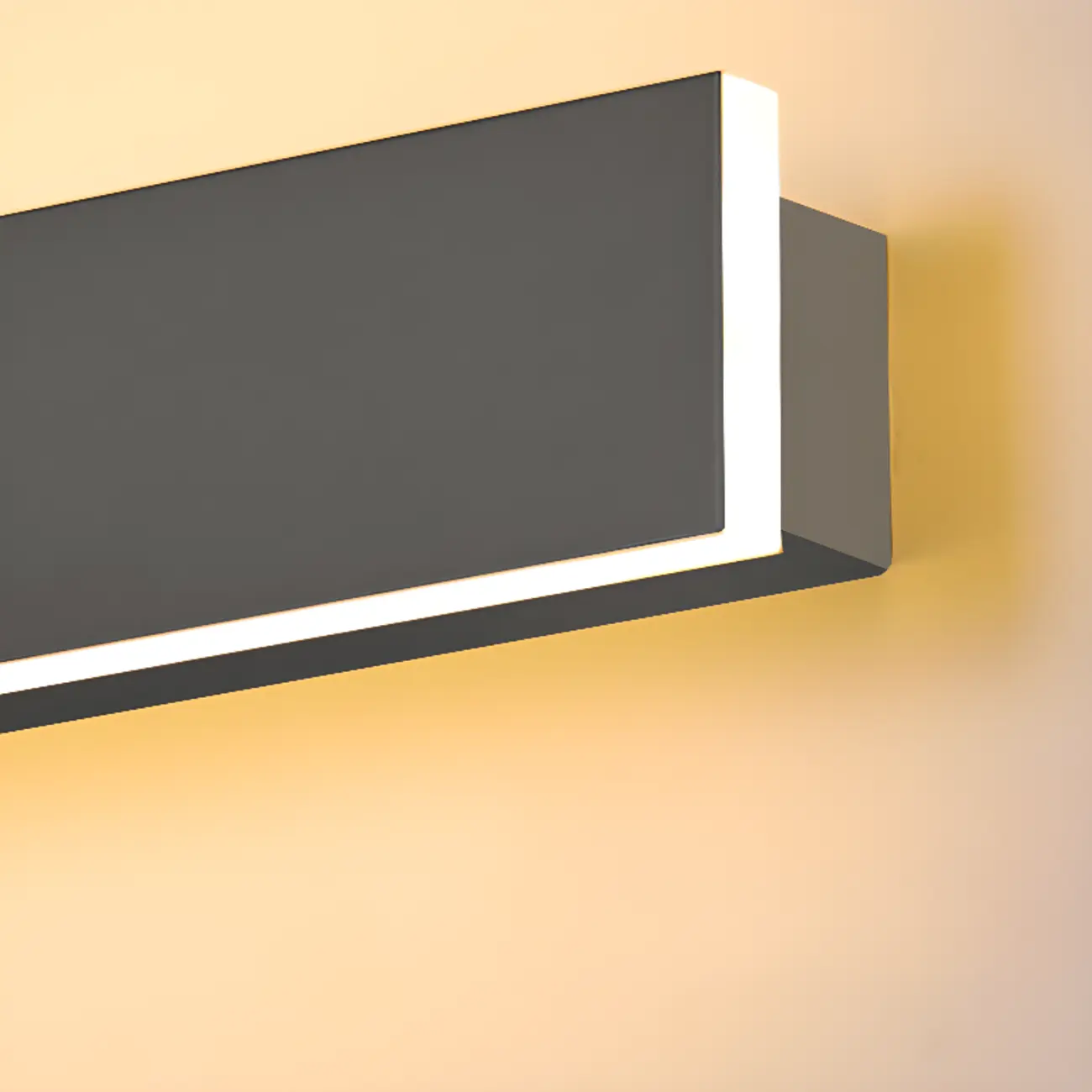 Modern Long Bar LED Outdoor Wall Light with Warm Light Image - 8 | homeyfad