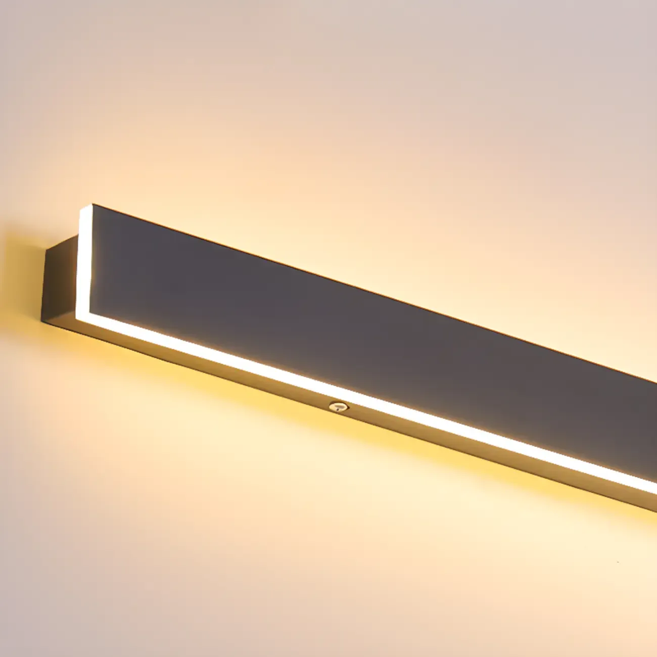 Modern Long Bar LED Outdoor Wall Light with Warm Light Image - 9