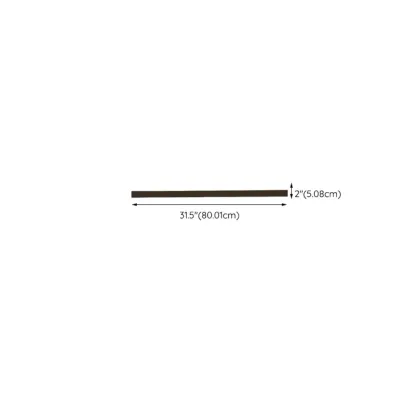 Modern Long Bar LED Outdoor Wall Light with Warm Light Image - 13
