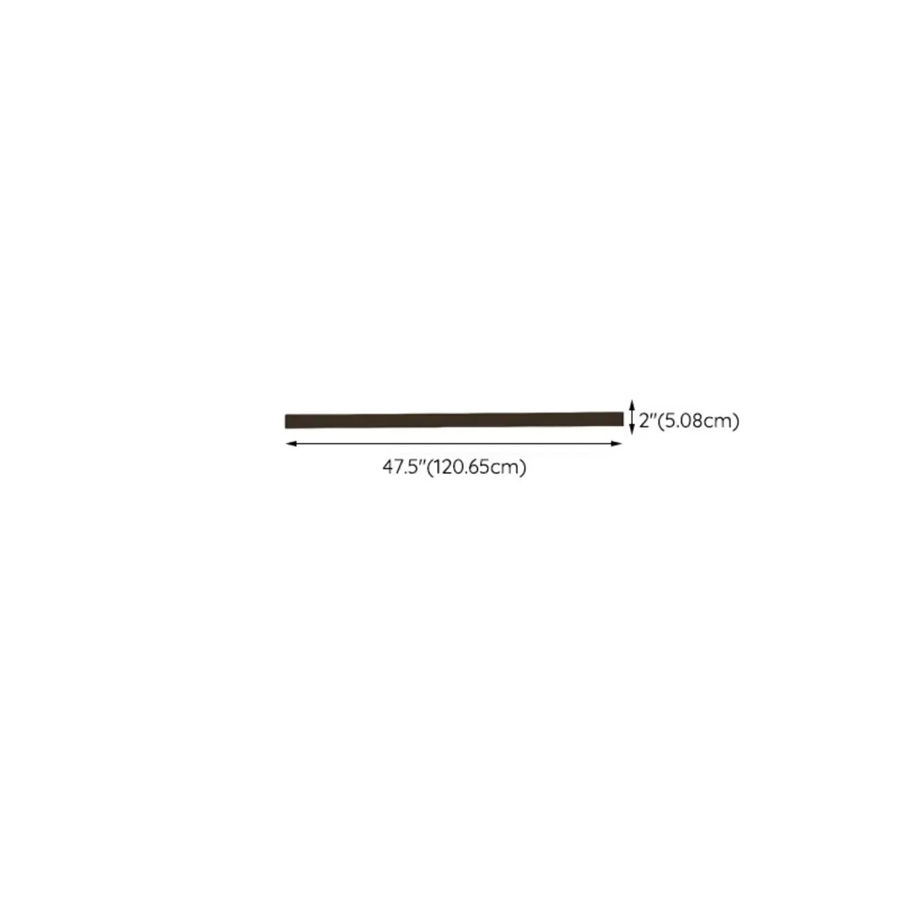 Modern Long Bar LED Outdoor Wall Light with Warm Light Image - 15