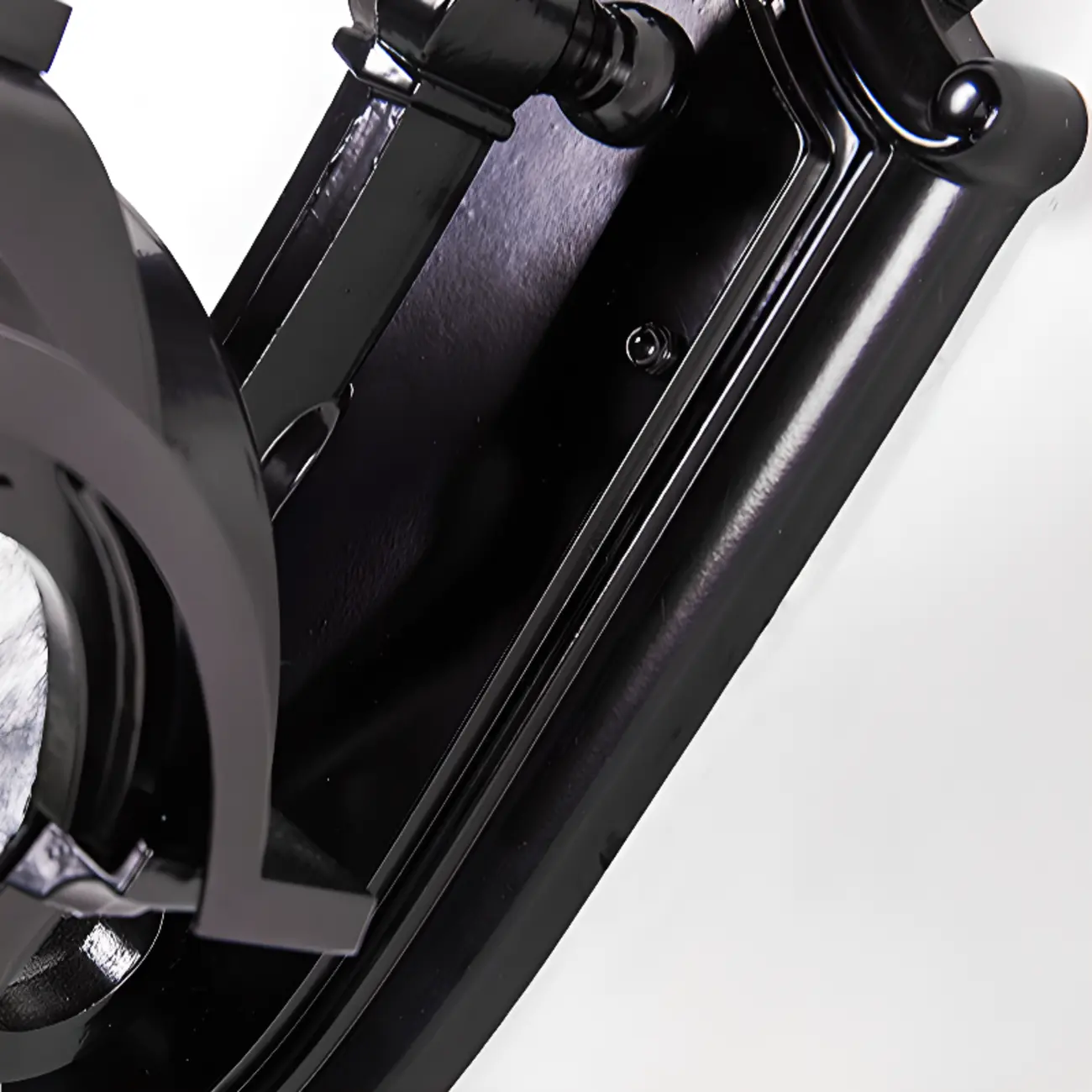 Industrial Curved Arm Black Outdoor Wall Lantern Sconce Image - 9 | homeyfad