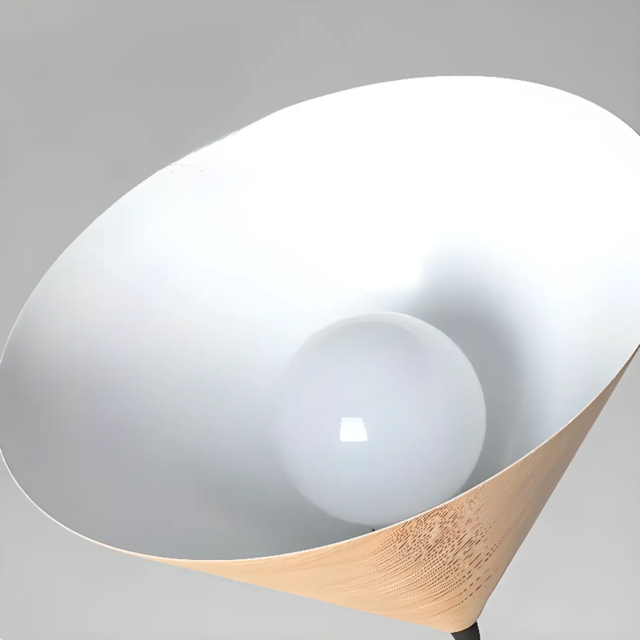 Modern Walnut Wood Conical Island Pendant Light Image - 7 | homeyfad