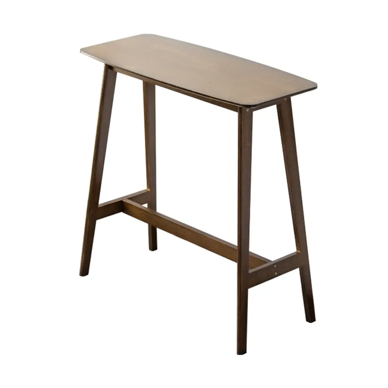 Orbicular Brown Wood Leggy Bar Tables Image - 5
