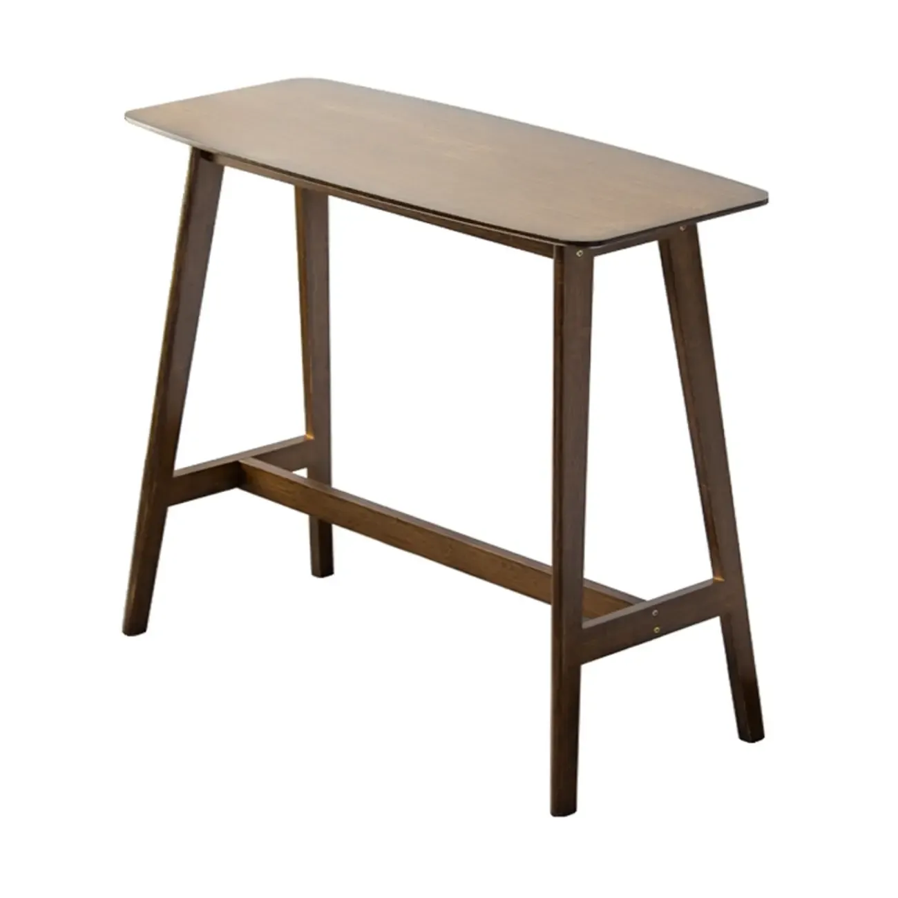 Orbicular Brown Wood Leggy Bar Tables Image - 11