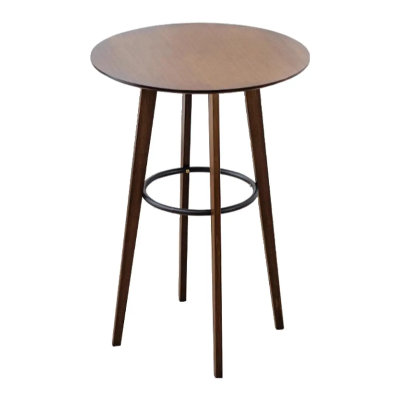 Orbicular Brown Wood Leggy Bar Tables Image - 12 | homeyfad