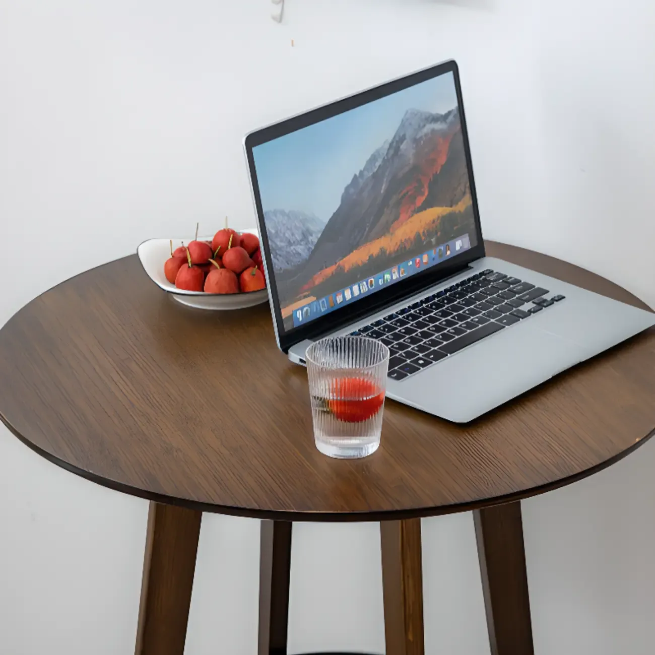 Orbicular Brown Wood Leggy Bar Tables Image - 14