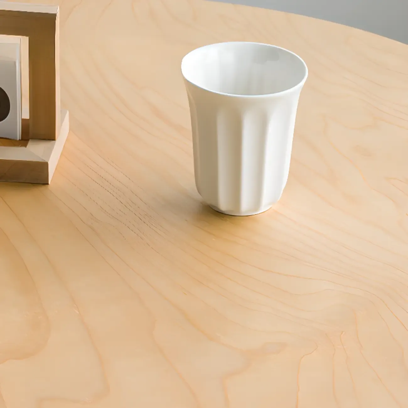 Modern Natural Wood Silver Metal Cross Legs Bar Tables Image - 4