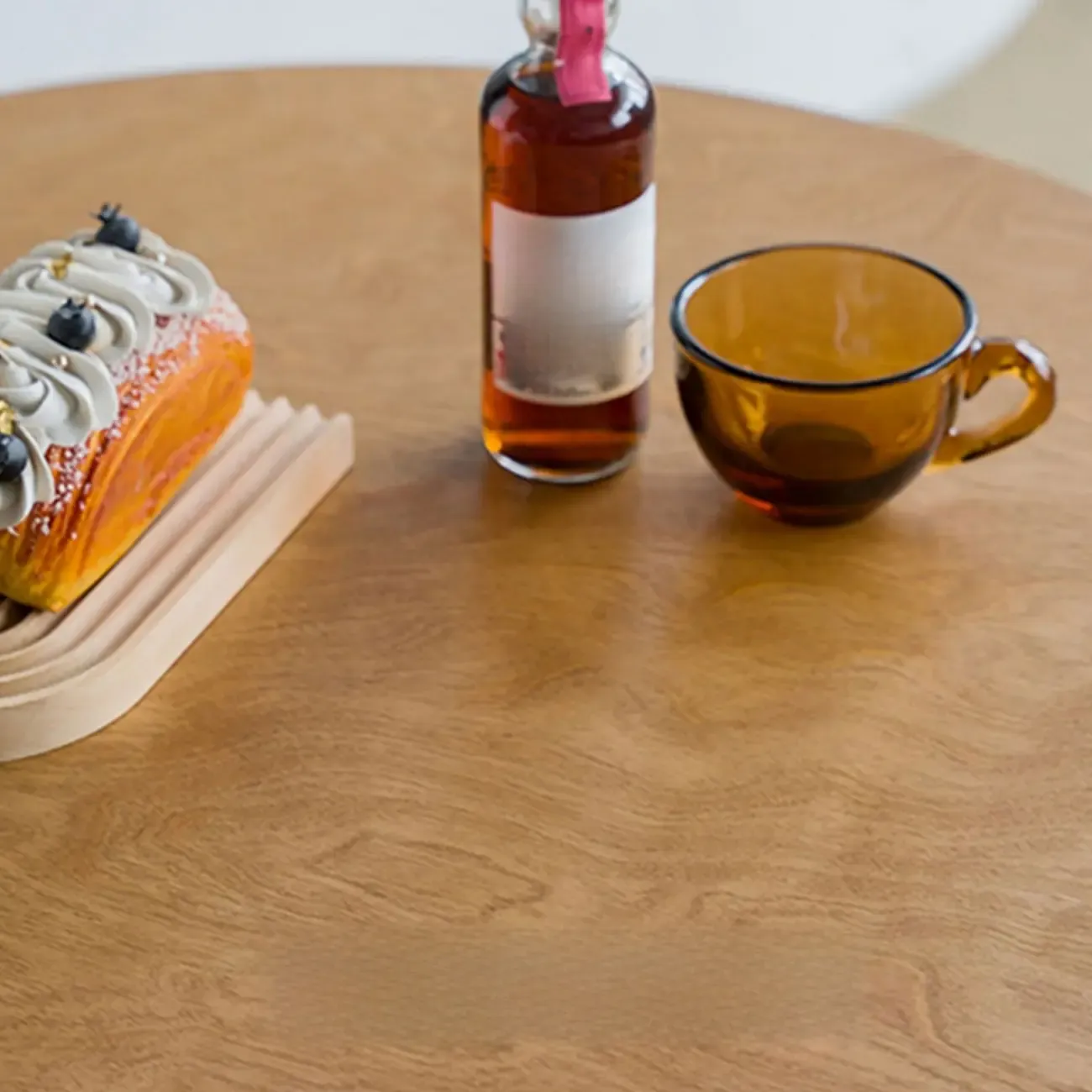 Modern Natural Wood Silver Metal Cross Legs Bar Tables Image - 12