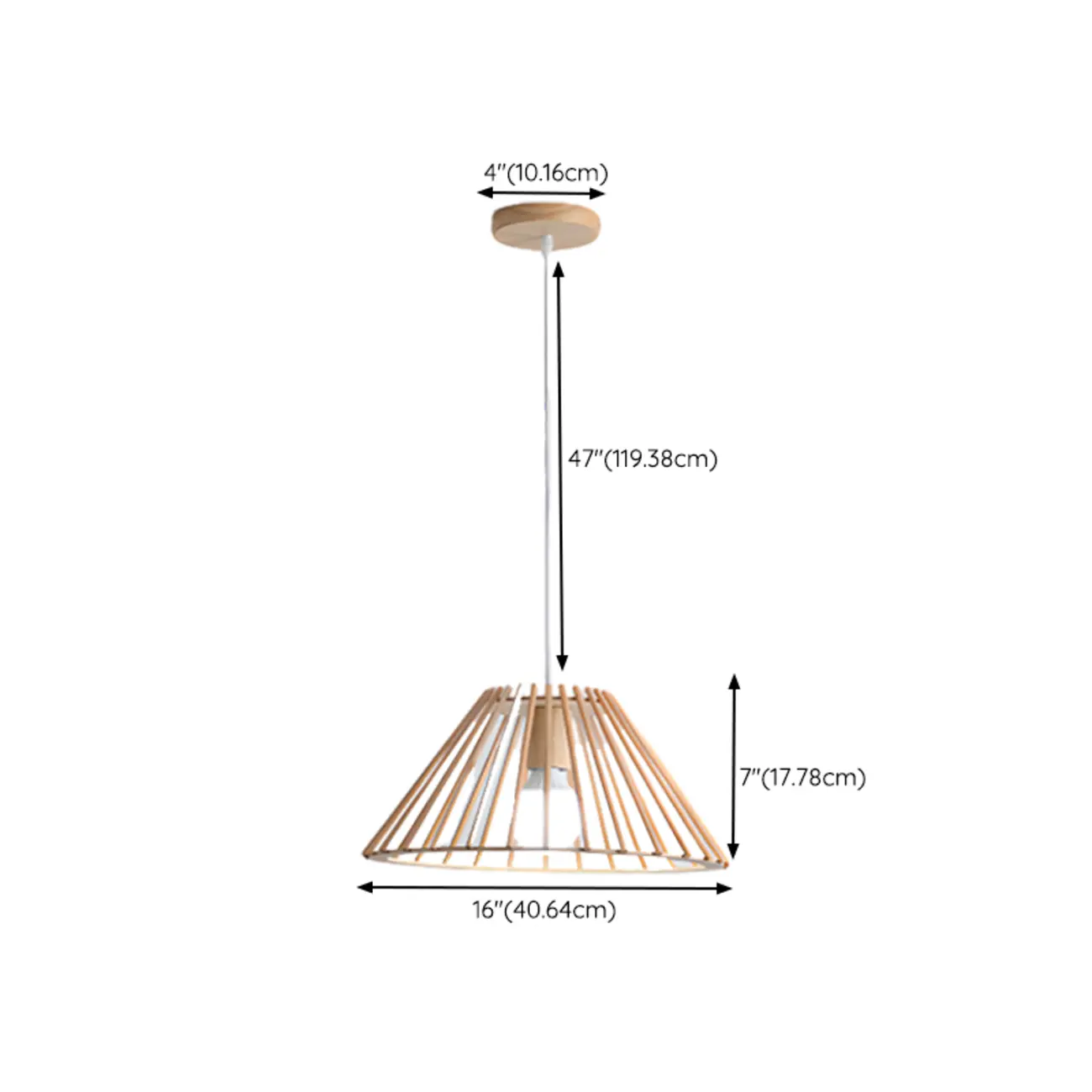 Modern Wood Geometric Island Pendant Light for Kitchen Image - 16 | homeyfad