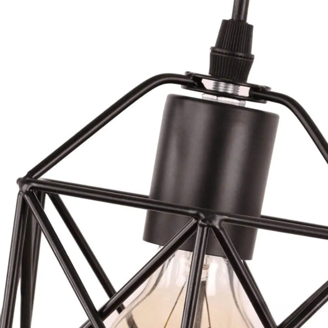 Industrial Black 1/3 Light Pendant Lights for Kitchen Island Hanging Image - 10 | homeyfad
