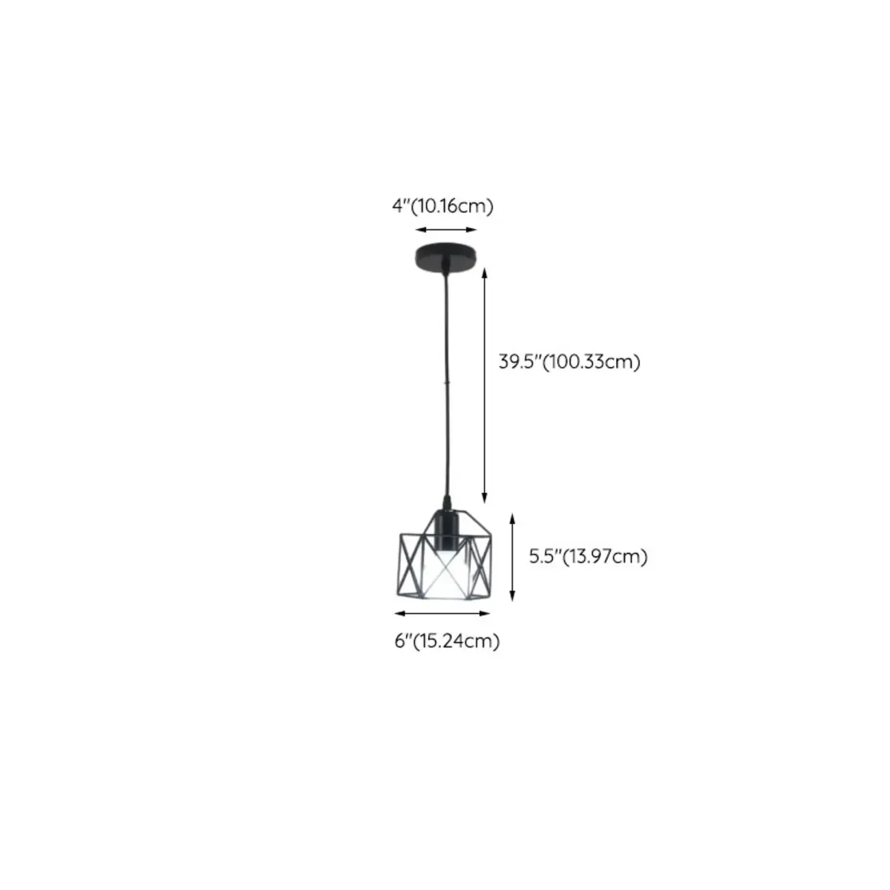 Industrial Black 1/3 Light Pendant Lights for Kitchen Island Hanging #size